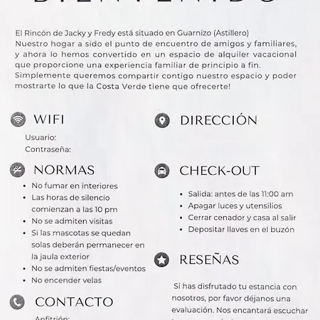 Holiday home Casa De Invitados De Jacky & Fredy El Astillero