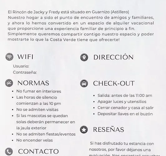 Holiday home Casa De Invitados De Jacky & Fredy El Astillero